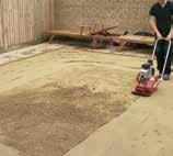 Install a 25mm layer of sharp sand then level off and compact. 07.