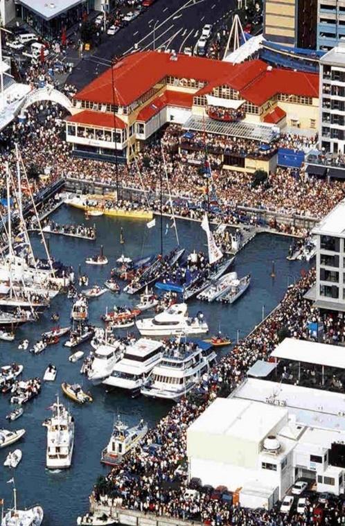 Figure 24: Public attraction to Viaduct Harbour during America s Cup regattas in Auckland As detailed in the report above, Wynyard Wharf is used for bulk liquids and hazardous cargo, general bulk