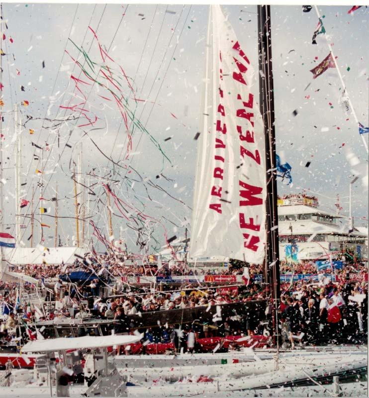 Figure 8: Image of Viaduct Harbour after America s Cup win Subsequently, the Rugby World Cup 2011 introduced Aucklanders to the regenerated Wynyard Quarter, with the Wynyard Crossing bridge