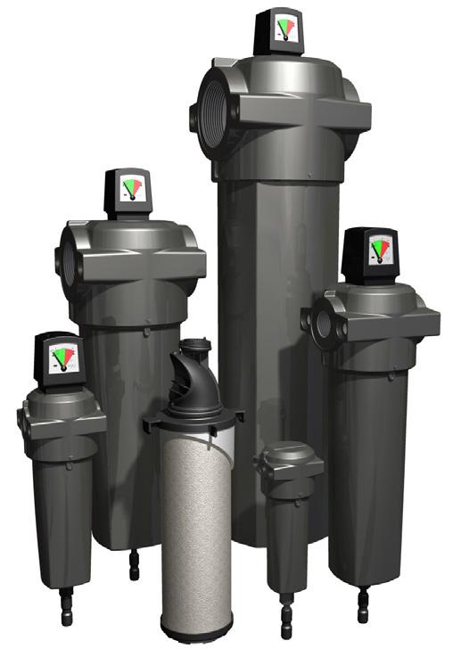 06 08 Add to your savings with Parker Filtration Any restriction to airflow within a filter housing and element will reduce the system pressure.
