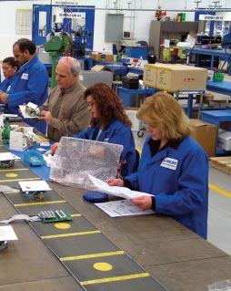 manufacturing excellence Our primary production area occupies the greater part of our 82,000 squarefoot corporate headquarters.