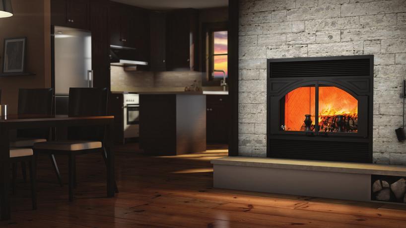 ME300 arched doors SKU # VWFME300 <<< WOOD FIREPLACE Enjoy both the sounds and the heat of a natural fireplace with our Ventis ME300.