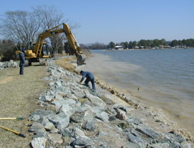 sediment washed away from structures Landscape management made easier with stabilization structures