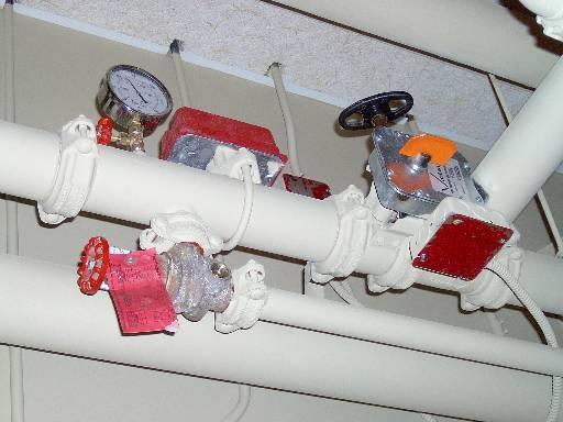 System Zoning The sprinkler system is divided into 5 zones with each zone having a control valve and a flow switch.