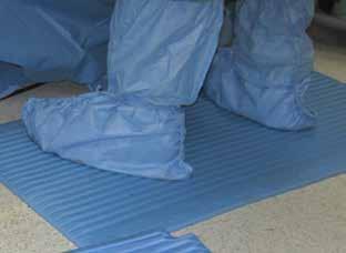 Suction & Fluid Waste Management SPECIALTY FLUID CONTROL PRODUCTS THE SURGICAL MAT and THE MINI MAT Patented, anti-microbial disposable surgical mat Address three major OR issues: surgical comfort,