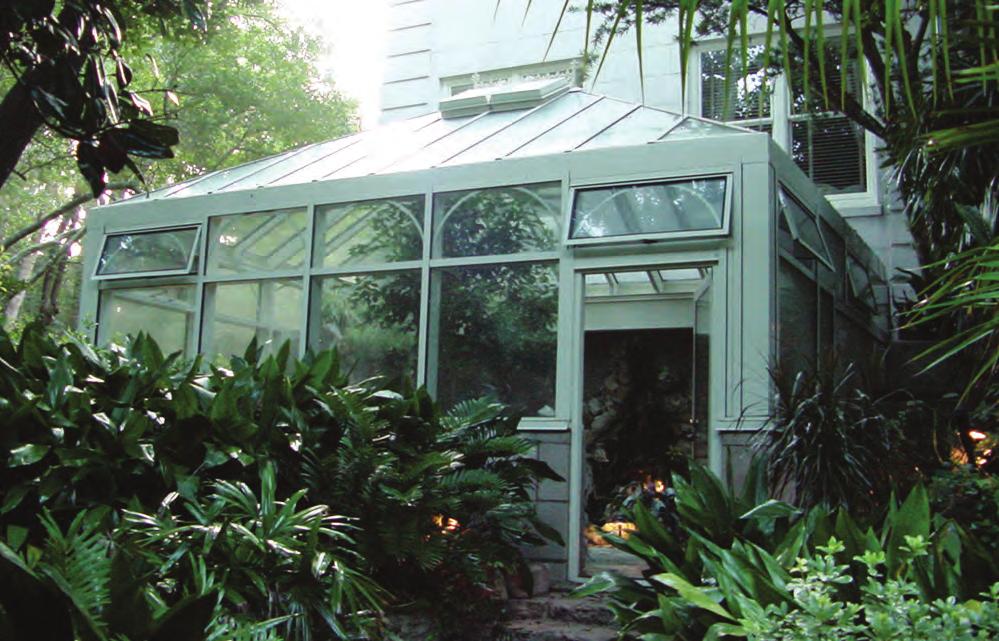 Greenhouse Configurations Hip End A hip end roof is an attractive option, typically