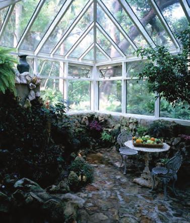 The size of the structure is smaller than a comparably sized double pitch greenhouse,