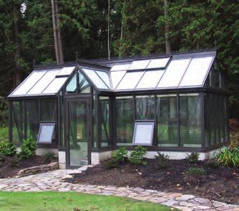 It can feature a hip end, conservatory nose, or double pitch configuration. Vents can be incorporated for natural air circulation.