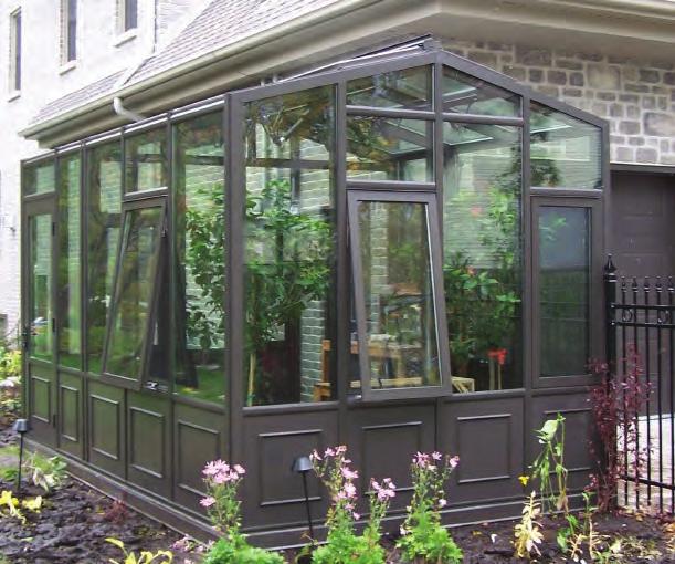 Season Extension Non-thermal Aluminum with Monolithic Glazing This system is ideal for spring and fall gardening, when heating and cooling are not a concern.