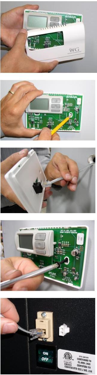 2. Remove the back plate of the controller and mark the mounting points at the desired location. (Fig. 2) Fig.