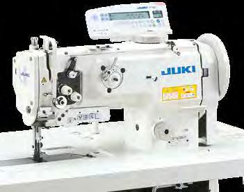 12 FLAT-BED SEWING MACHINE LU-1511N-7 ig 1-needle, Unison-feed, Lockstitch Machine with Verticalaxis Large Hook 7c This one-needle machine with a thread trimmer utilizes a basic