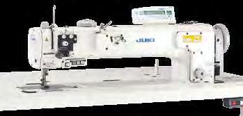 LONG ARM SEWING MACHINES 27 LU-2216N-7 (1-needle) LU-2266N-7 (2-needle) 0 Long-arm, Unison-feed, Lockstitch Machine with Vertical-axis Large Hook Based on the market-proven design of the LU-2210N-7