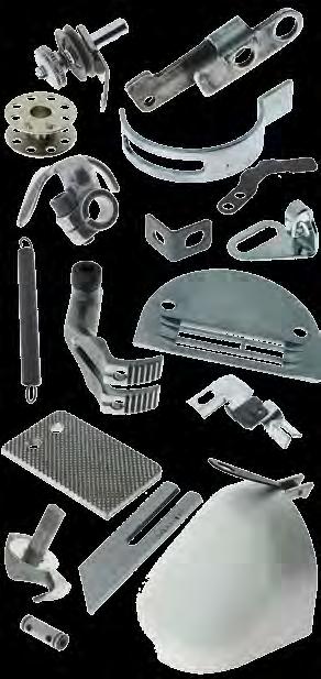 6 JUKI GENUINE SPARE PARTS JUKI Genuine Spare Parts Juki Genuine spare parts are made to the highest possible standard and are created with only the best raw materials.