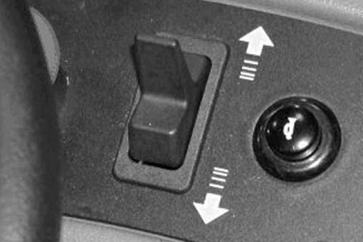 OPERATION 5. Place the directional switch in the direction the machine is to be moved (forward or reverse). NOTE: The machine can scrub in both forward or reverse. The horn will sound when in reverse.