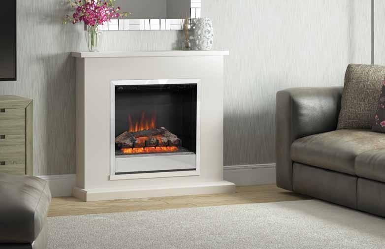 THE Electric COLLECTION All Be Modern electric fireplaces have been carefully designed to provide a glowing natural focus on any wall, in any room.