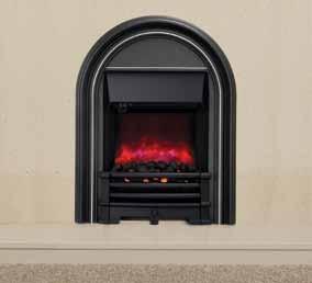 Our energy efficient flame effect only setting means that you can enjoy the flame effect all year round.