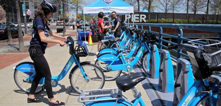 Some examples of amenities include: Drinking fountains Restrooms Bike Share (Indego Stations or Dockless Bikes) Lighting Parking Bike racks Riverfront North maintains the