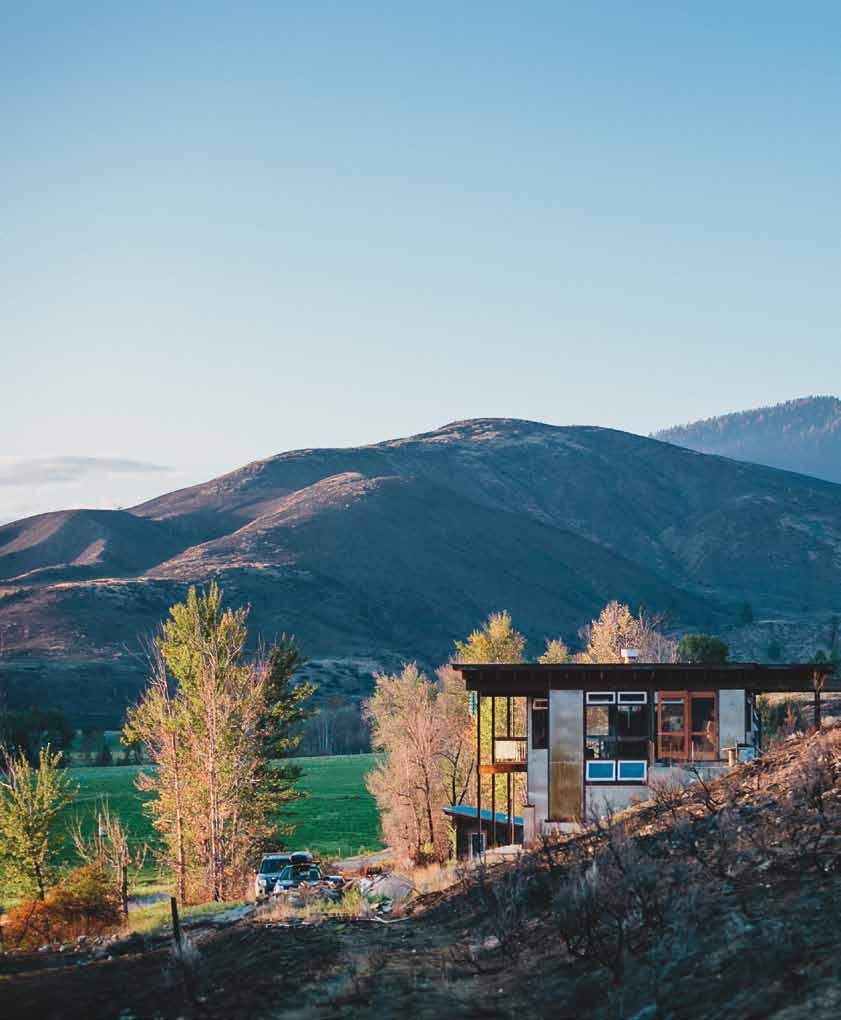 let there be light fireproof An artful, LIGHT-FILLED house in the Methow Valley survives the big blaze