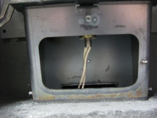 3. If necessary, clean the air intake channel.