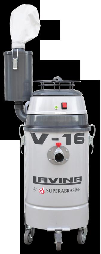 LAVINA V-16 Vacuum The smallest LAVINA Vacuum unit available, designed for small jobs, and for use with the