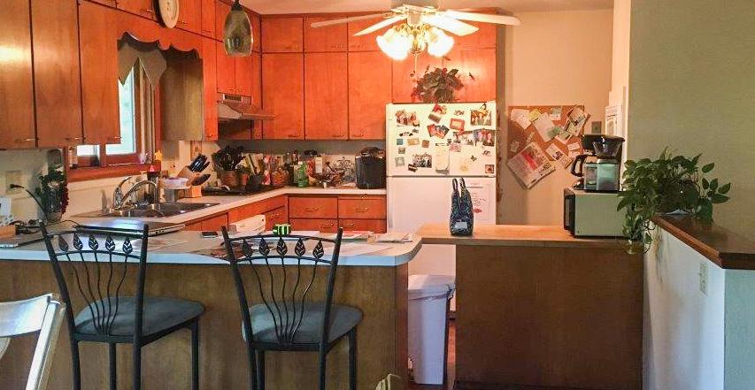 THE ORIGINAL PLAN When our homeowners bought an older home a few years ago, they were aware that their new older home had some quirks, especially in the kitchen, so a kitchen makeover was always on