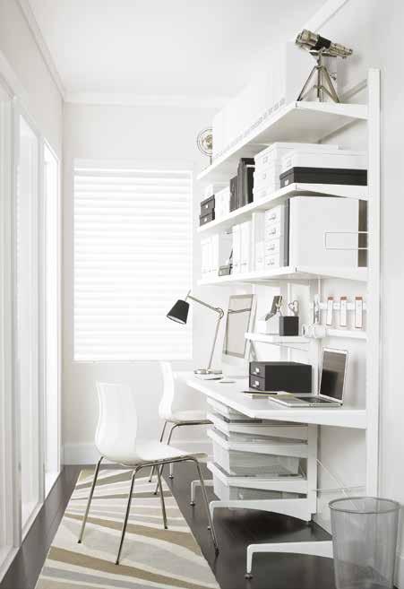 Less searching for pens and papers Freestanding with white Décor. gives you more time for what s really important.