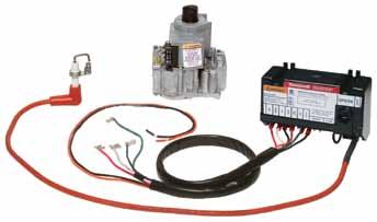 micro-ammeter Plug in vent damper connection simplifies installation Replaces over 400 Honeywell and competitive models Gas Controls S8910U Universal Hot