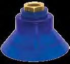 E-Vac Cup Dimensions EXAIR vacuum cups are vinyl. They are ideal for general purpose applications and provide excellent resistance to wear.