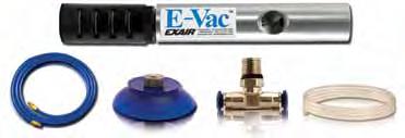 Choose the E-Vac by the SCFM (SLPM) flow that best suits the performance needed for your application (see Performance on page 94).