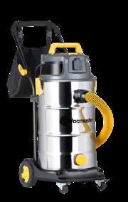 stainless steel wet/dry vac with an industrial two-stage motor for heavy-duty use on the factory floor, a 38lt HEPA wet/dry vac with Hepa Certified filters that meets EPA s standard suitable for