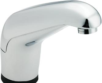Sensor Operated Faucets 8305 8306 8307 8308 Electronic lavatory Easy battery access 2-piece metal body Non-mixing Vandal