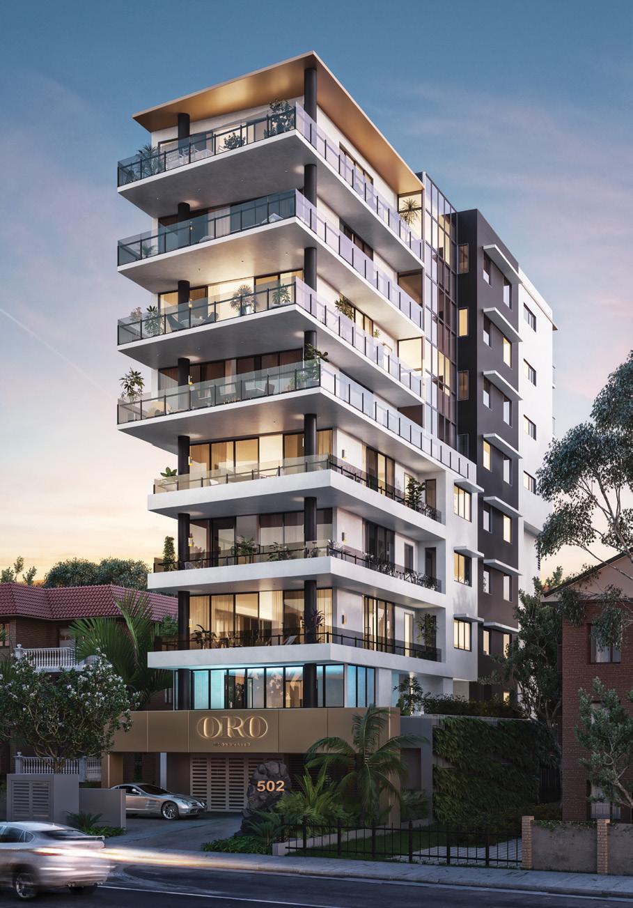 Where exclusivity meets individuality, your luxury lifestyle awaits at ORO Broadwater a collection of seven, one per floor limited edition designer residences.