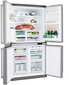 those who love to entertain, the beautifully designed Electrolux Four Door fridge is a testament to innovative design and supreme functionality.