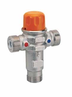 Components for solar heating systems 1 2 3 4 5 6 7 8 9 10 11 THERMOSTATIC MIXING VALVES Description Mixing valves are mainly used in domestic hot water distribution systems to limit the temperature