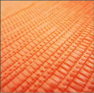 orange hi-vis EcoGrid Ltd s alarm membrane, the Orange Hi-Vis is a woven geotextile fabric designed especially for use in areas of contaminated ground.