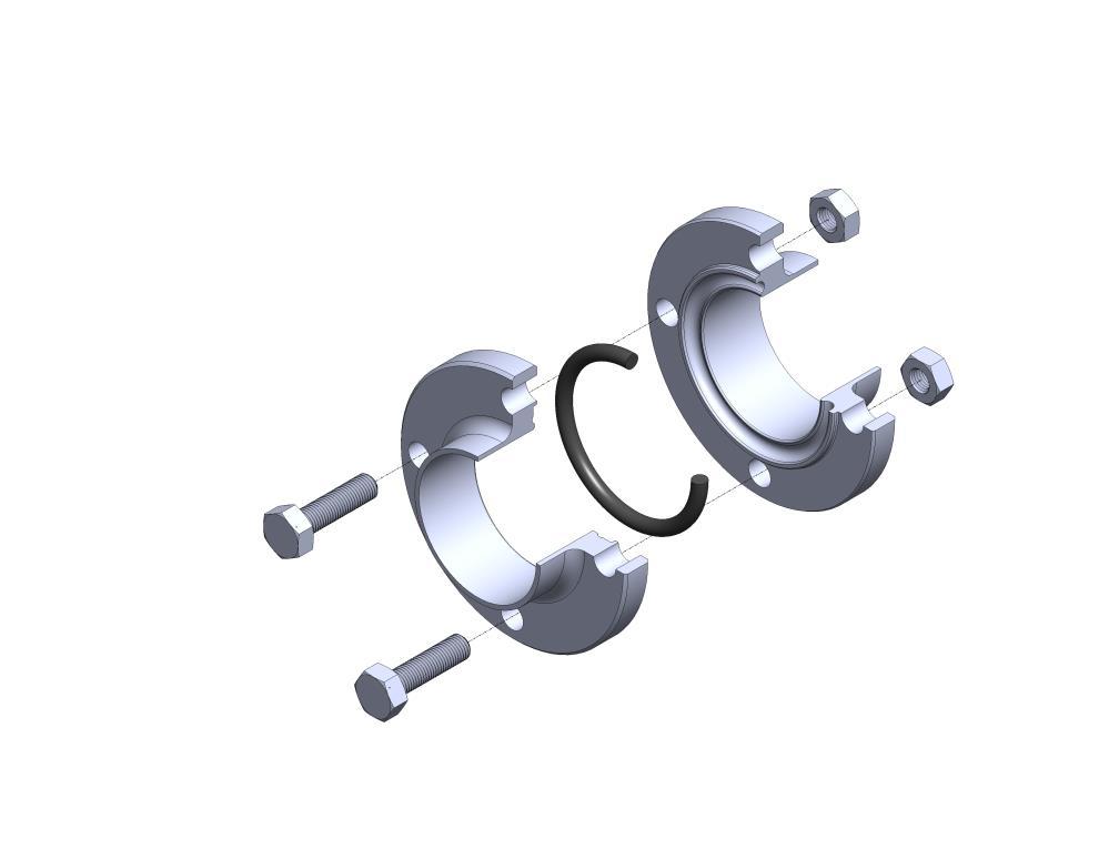 / Aseptic Flange Union for ISO 1127 Schedule Pipe DIN 11864 2/ Aseptic Flange Union This range of aseptic fittings has been developed by the German hygienic industry to meet the exacting needs of the
