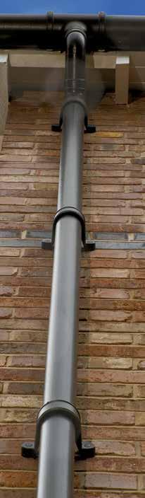 ELEGANCE CAST IRON EFFECT GUTTERING A stylish range of guttering and downpipe products A decorative effect that combines the look of a traditional cast iron system