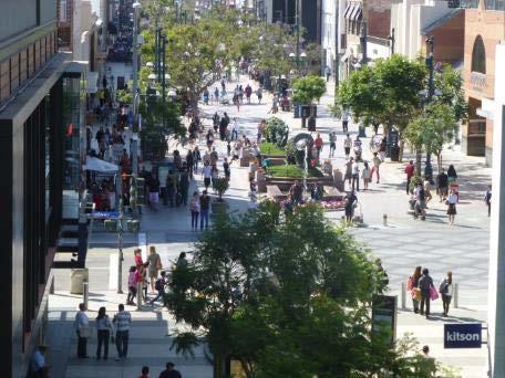 . Existing Downtown Setting and Characteristics 0 0 Transit Mall.