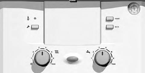 CONTROLS To gain access to the boiler controls push at the top of the flap and release USING YOUR BOILER PUSH