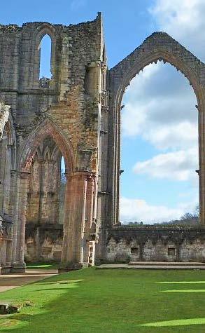 DAY 3 Sunday, June 9, 2019 Our first stop is Fountains Abbey, where the Skell River Valley has been transformed into a spectacular Georgian water garden featuring canals, elegant ponds and water