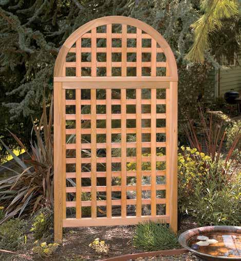 arboria.com Andover Arch Landscape Screen 861.3146 Add a touch of elegance to your garden or landscape.