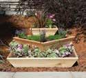 beauty of this substantial cedar planter year round. Over 2 cu. ft. / 15 gal. capacity. 21 x 17 x 15.75 Alta Rectangular Planter 826.