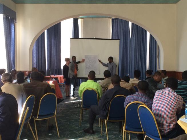 professionals in Addis Ababa. EiABC and IGN organized and conducted the training. All WGA members participated.