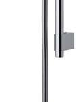 hose Metal sliding bar 900 mm 1-functional hand shower, 120 mm, 8
