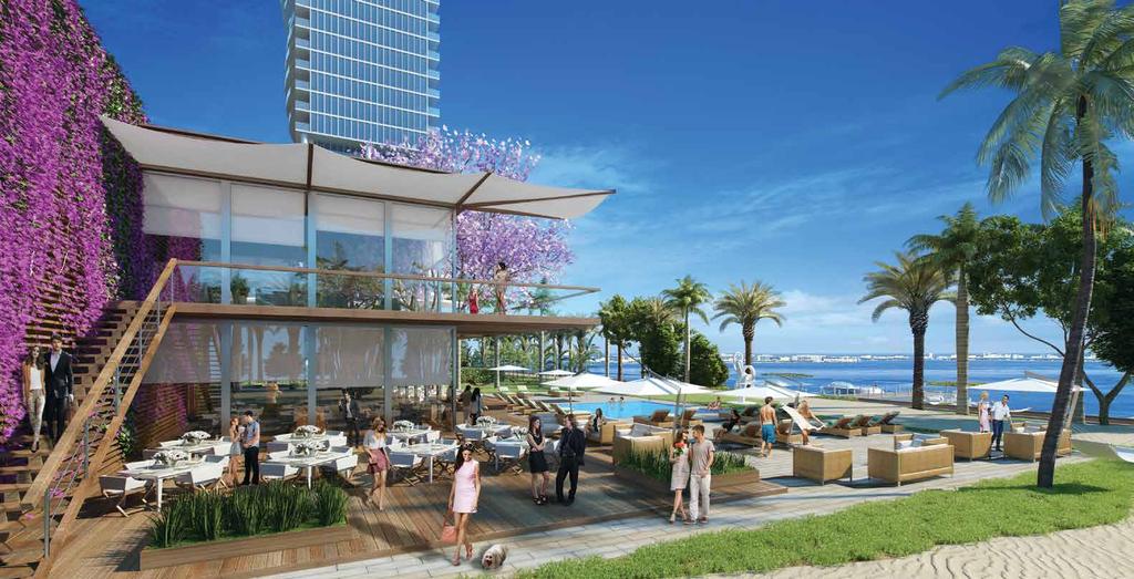 BAYFRONT BEACH CLUB PRIVILEGES Residents enjoy ideal access to every bayfront