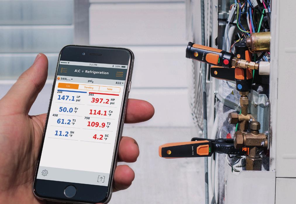 The testo Smart Probes Air Conditioning Set. Welcome to the digital world.