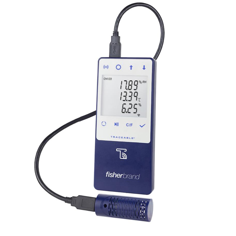 TraceableLIVE Datalogging CO 2 Meter Best for monitoring CO2, temperature and RH in
