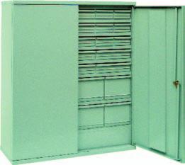 205 x 180mm size drawers) Steel drawers have rear retaining lip to hold drawer in unit while contents