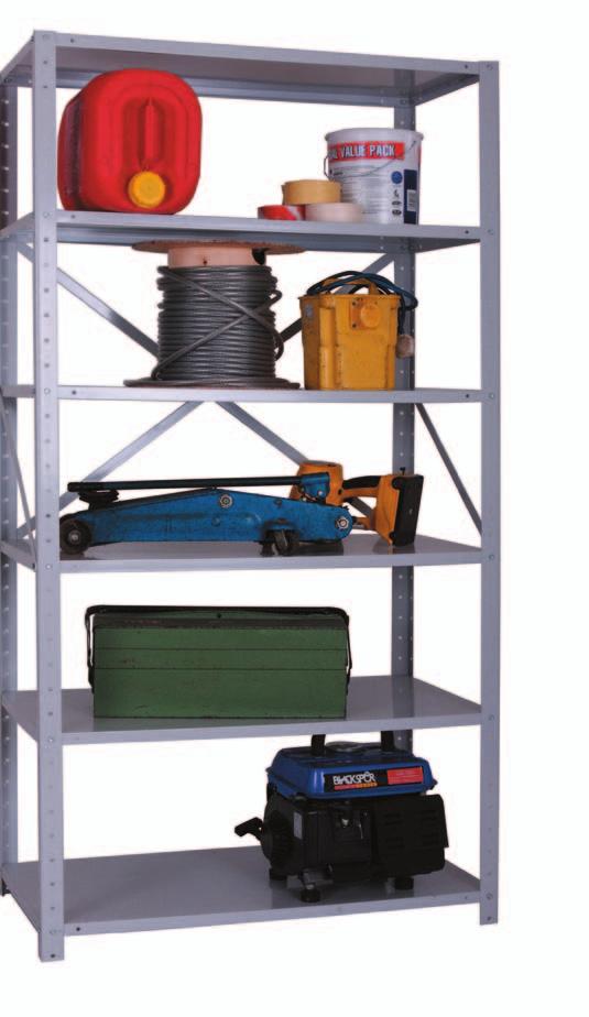 180 Shelving Units Heavy Duty Shelving Units Strong steel shelves Shelves adjustable 51mm pitch Ideal for workshops and storerooms Epoxy powder coated Made to last Traditional British engineering