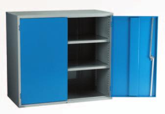2x 140, 5x 85mm) Ref: EC0905 EC0906 W x D: 1000 x 500mm 5 adjustable shelves, 39 assorted containers Ref: EC0906 EC0920 W x D: